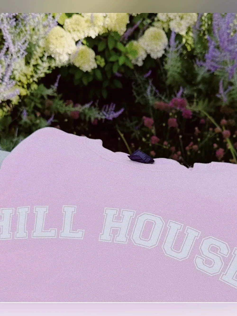 NWT! Hill House Home Sweatshirt Pink Pullover Cozy Comfy Merch Collegiate Large - Picture 3 of 6
